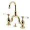 Kingston Brass Bridge Bathroom Faucet with Brass Pop-Up, Polished Brass KS7992PL - alternate 1